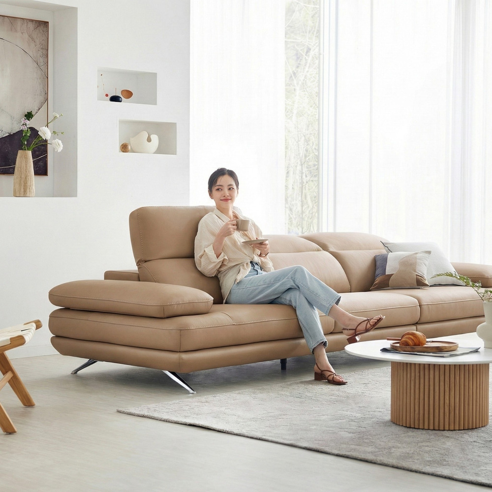 Sofa LUXREST – Sofa Da Dáng Văng Nghỉ Ngơi Êm Ái Cho Không Gian Sống Hiện Đại