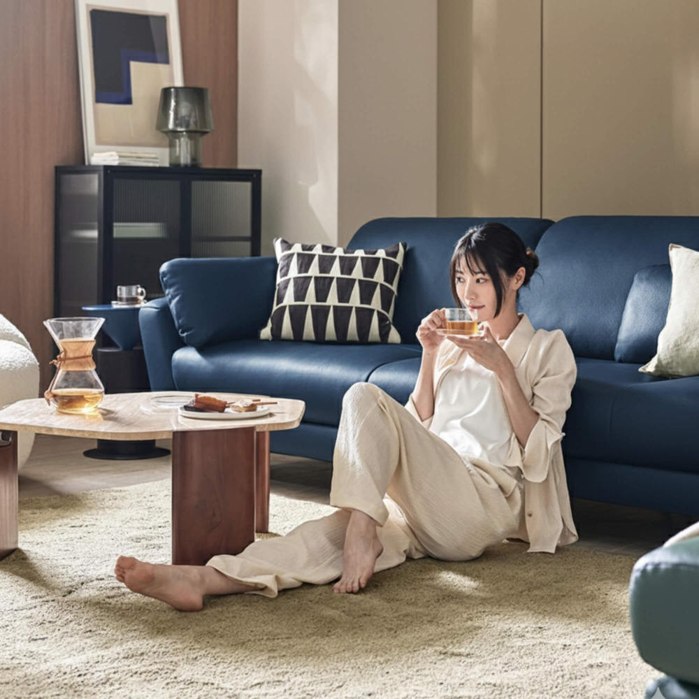 Sofa MELLOWAY - Sofa Băng Bọc Da Sang Trọng Cho Phòng Khách Hiện Đại