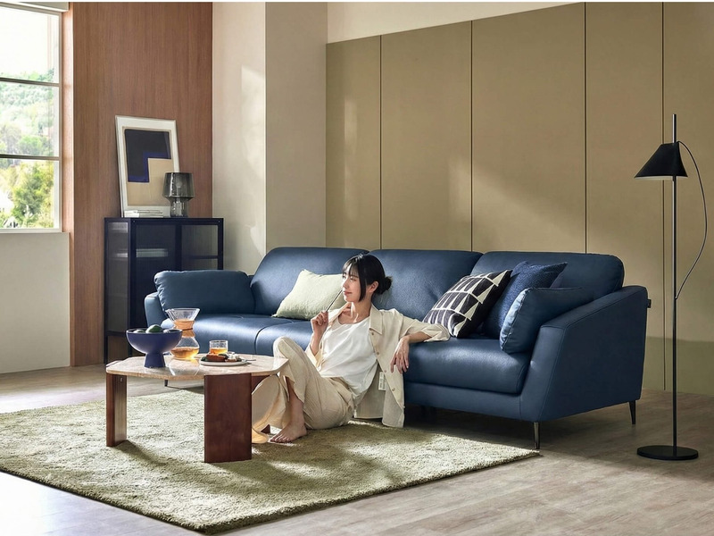 Sofa MELLOWAY - Sofa Băng Bọc Da Sang Trọng Cho Phòng Khách Hiện Đại