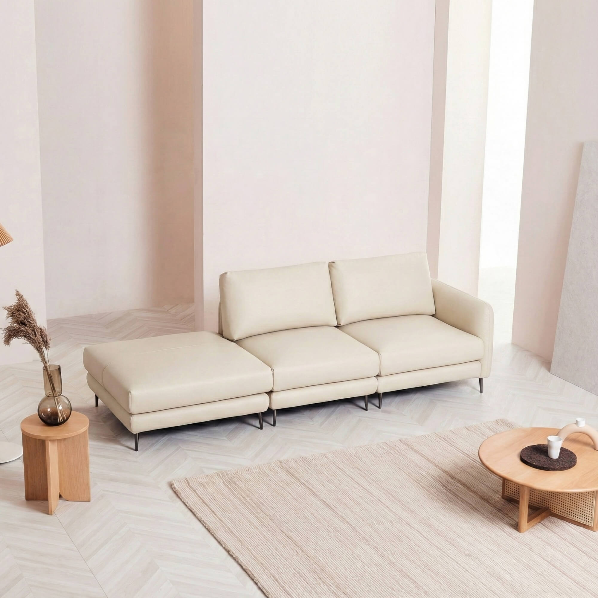 Sofa MODAIRE - Sofa Da Cao Cấp Dạng Mô-đun Linh Hoạt Hiện Đại