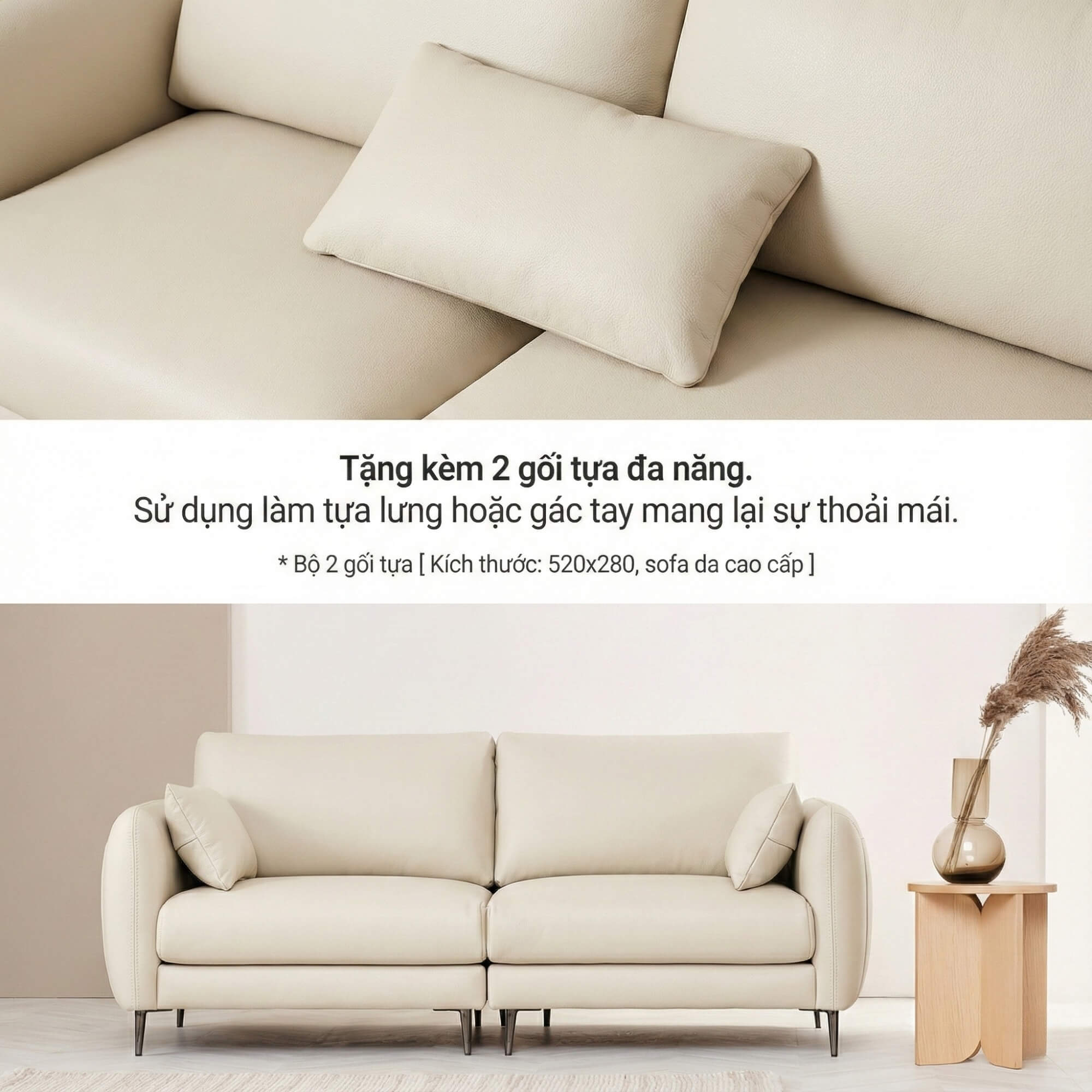 Sofa MODAIRE - Sofa Da Cao Cấp Dạng Mô-đun Linh Hoạt Hiện Đại