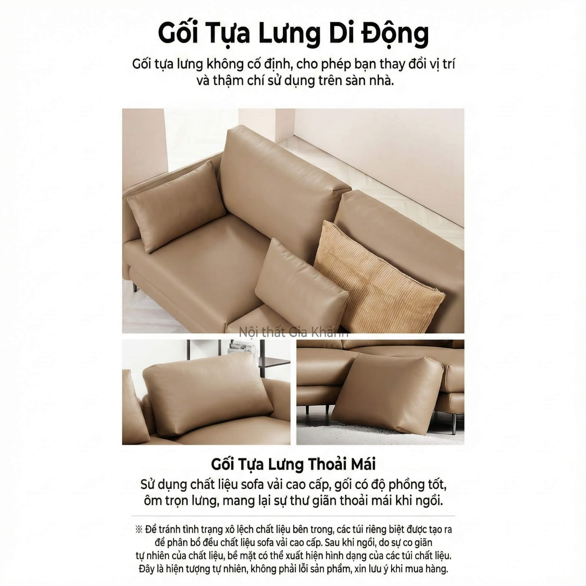 Sofa MODUS - Sofa Da Góc Chữ L Thiết Kế Module Thông Minh Và Linh Hoạt