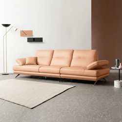 Sofa NERIN – Sofa Góc Bọc Da Cao Cấp Với Tựa Tay Vịn Điều Chỉnh Thông Minh