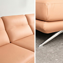 Sofa NERIN – Sofa Góc Bọc Da Cao Cấp Với Tựa Tay Vịn Điều Chỉnh Thông Minh