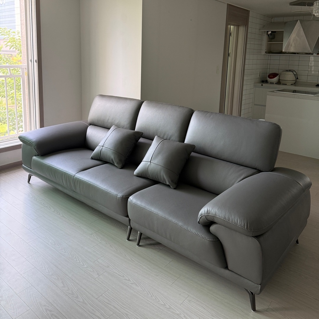 Sofa ROWAN – Sofa Phòng Khách Hiện Đại Bọc Da Với Đầu Thông Minh