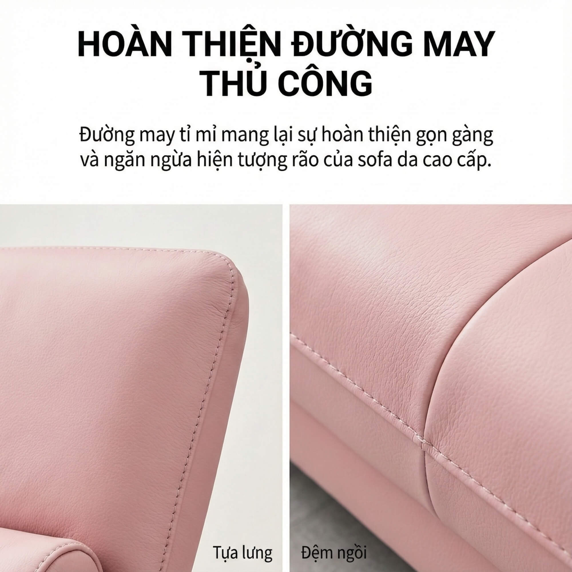 Sofa SELECTA - Sofa Da Cao Cấp Hiện Đại Có Tựa Đầu Điều Chỉnh Thông Minh 