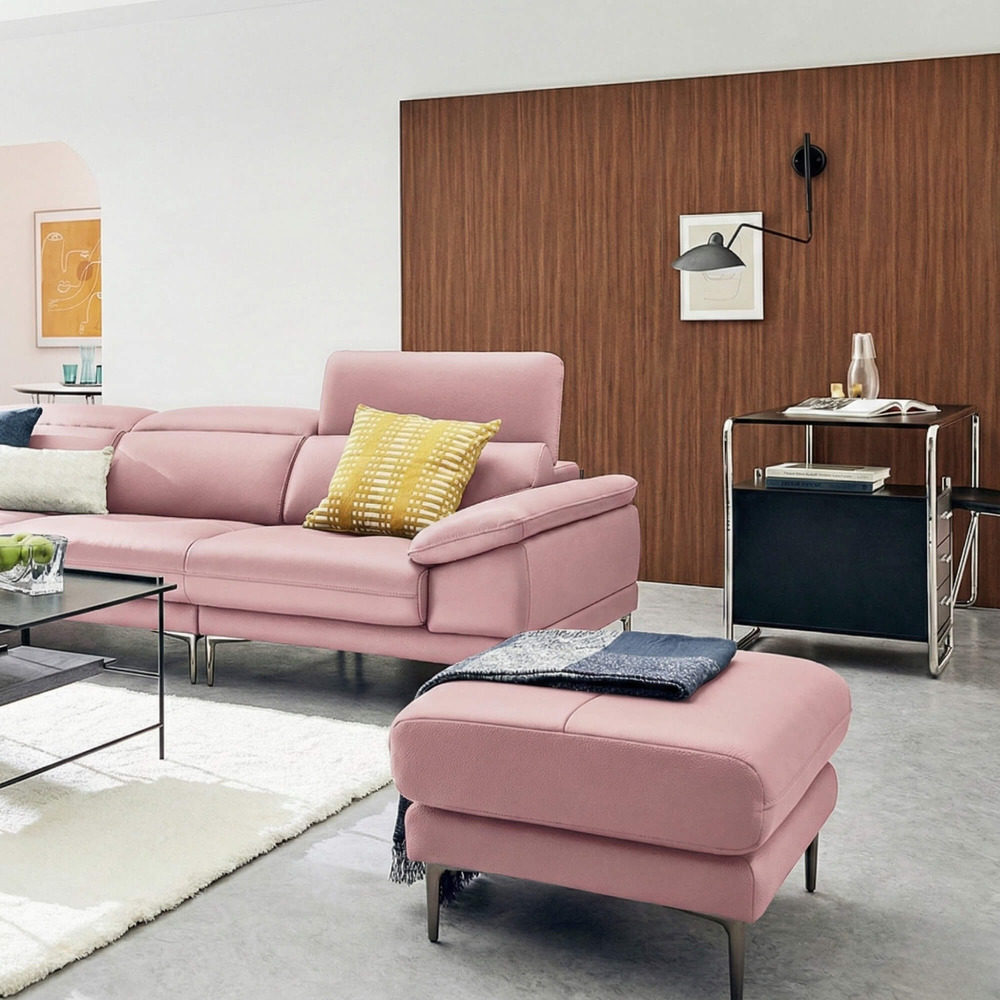 Sofa SELECTA - Sofa Da Cao Cấp Hiện Đại Có Tựa Đầu Điều Chỉnh Thông Minh