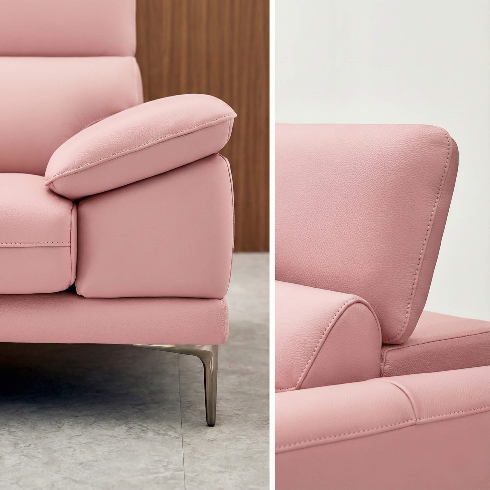 Sofa SELECTA - Sofa Da Cao Cấp Hiện Đại Có Tựa Đầu Điều Chỉnh Thông Minh 