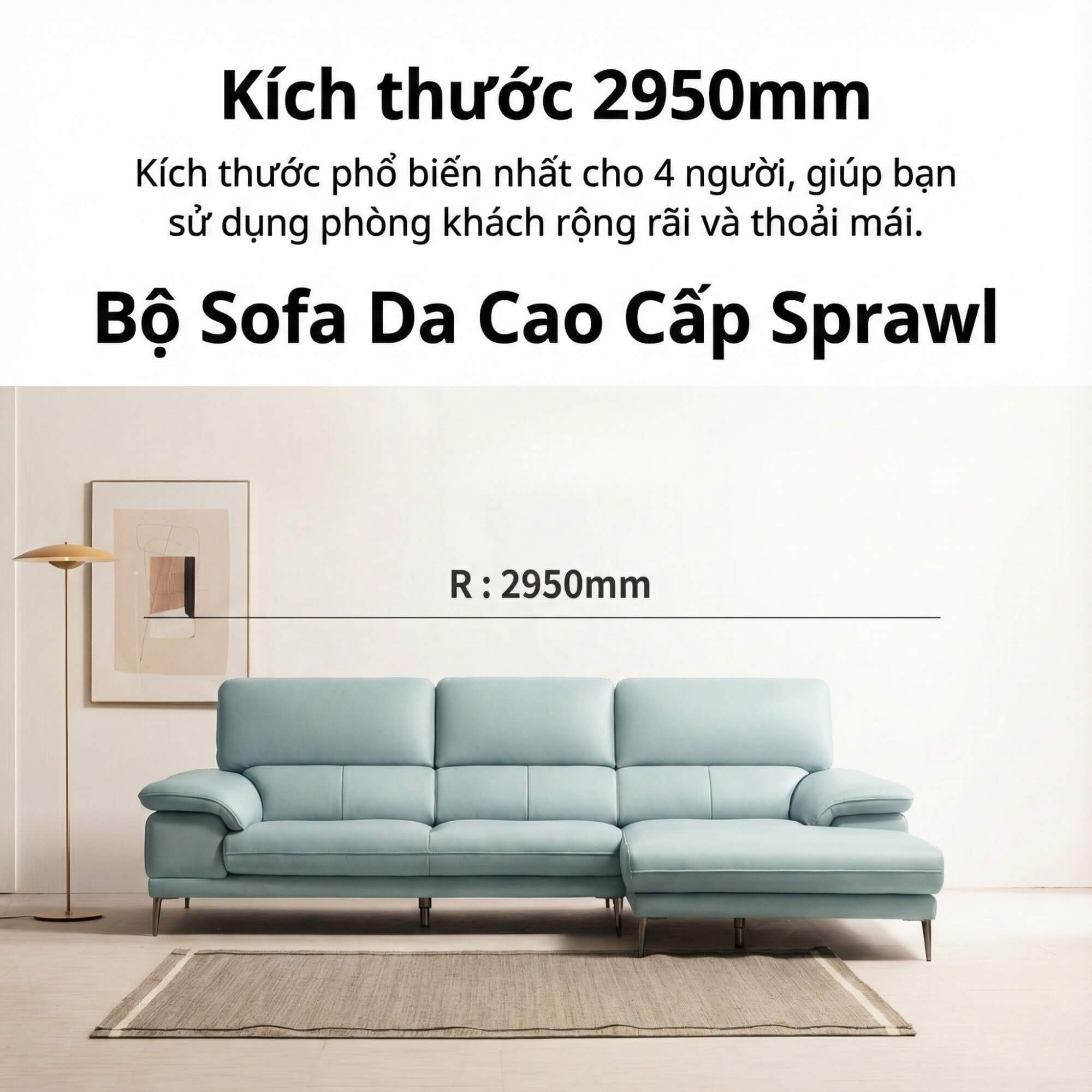 Sofa SPRAWL - Sofa Góc Hiện Đại Cho Không Gian Thư Giãn Hoàn Hảo