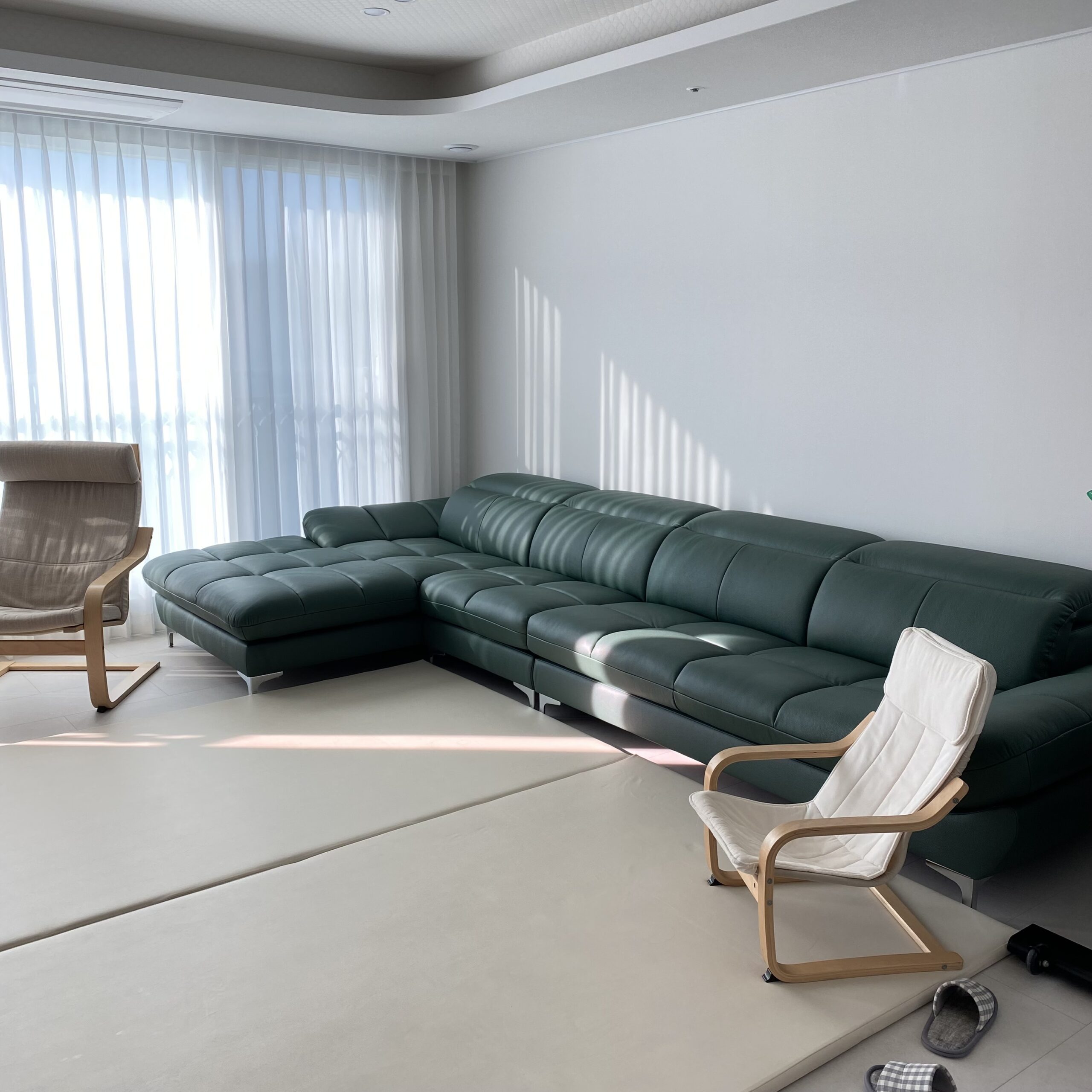 Sofa STADIA - Sofa Góc Bọc Da Thiết Kế Tựa Đầu Thông Minh