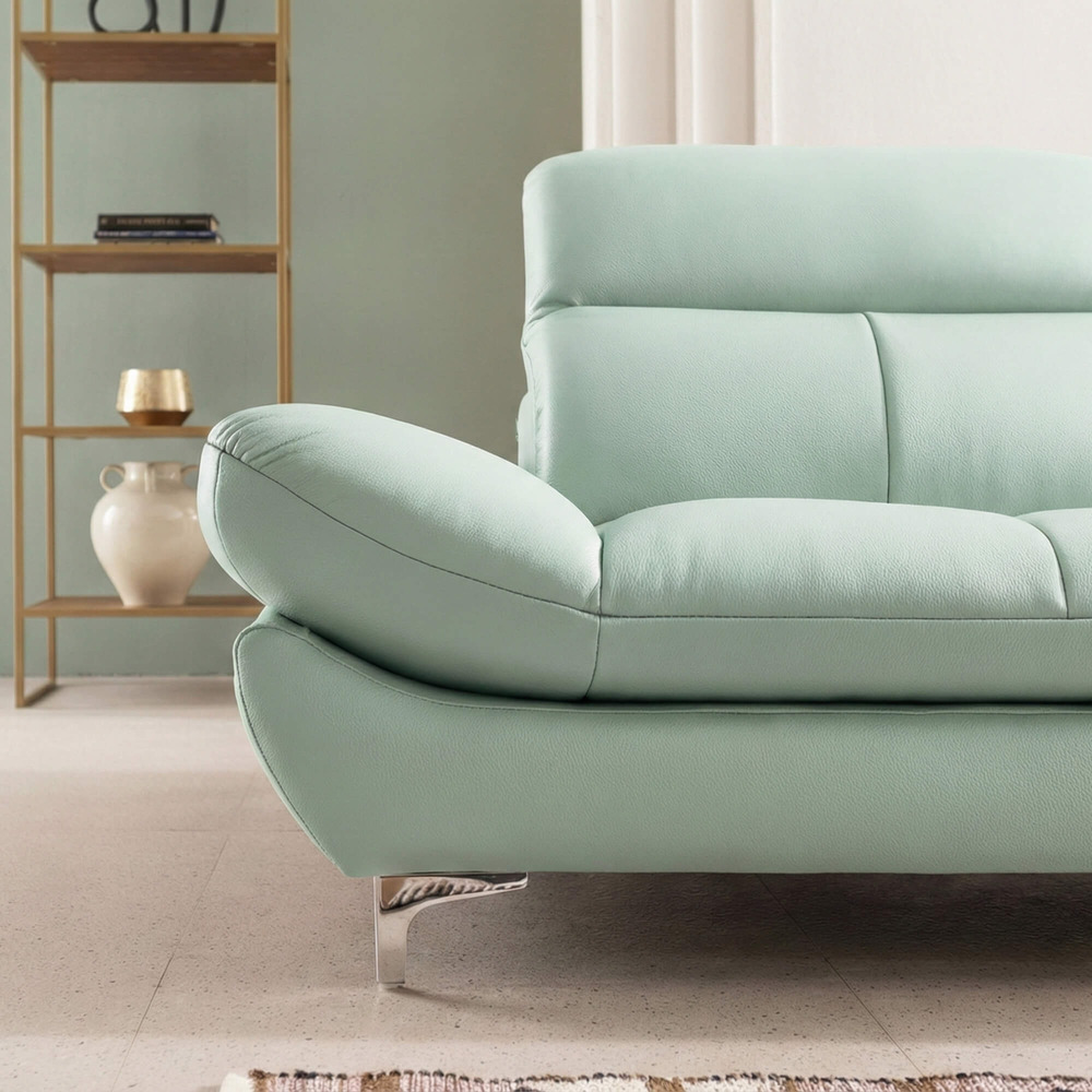 Sofa STADIA - Sofa Góc Bọc Da Thiết Kế Tựa Đầu Thông Minh