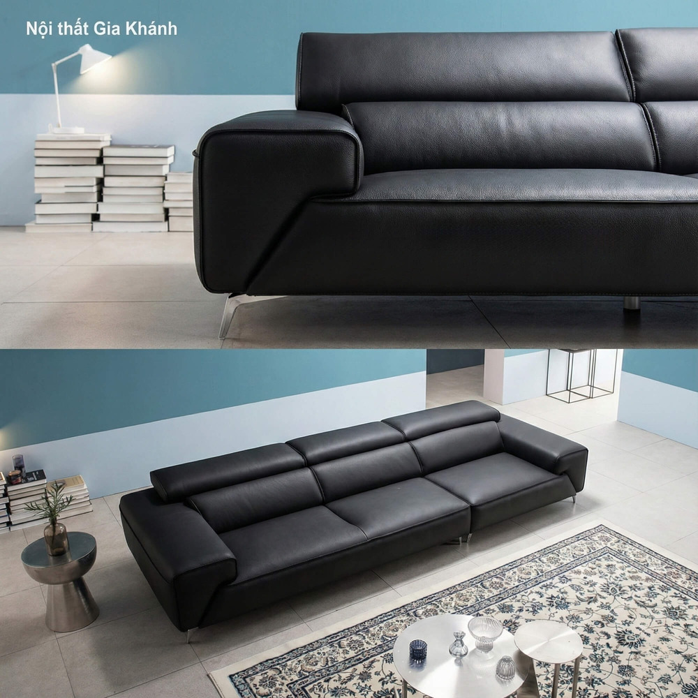 Sofa STERLING - Sofa Băng Cỡ Lớn Có Tựa Đầu Thông Minh Thiết Kế Mạnh Mẽ