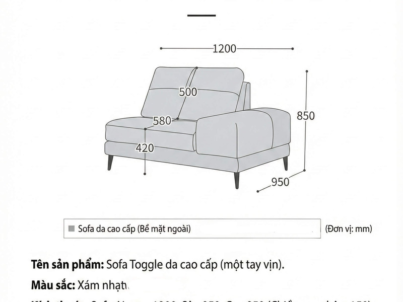 Sofa TOGGLE - Sofa Module Lạ Mắt Thiết kế Linh Hoạt Tuỳ Sở Thích