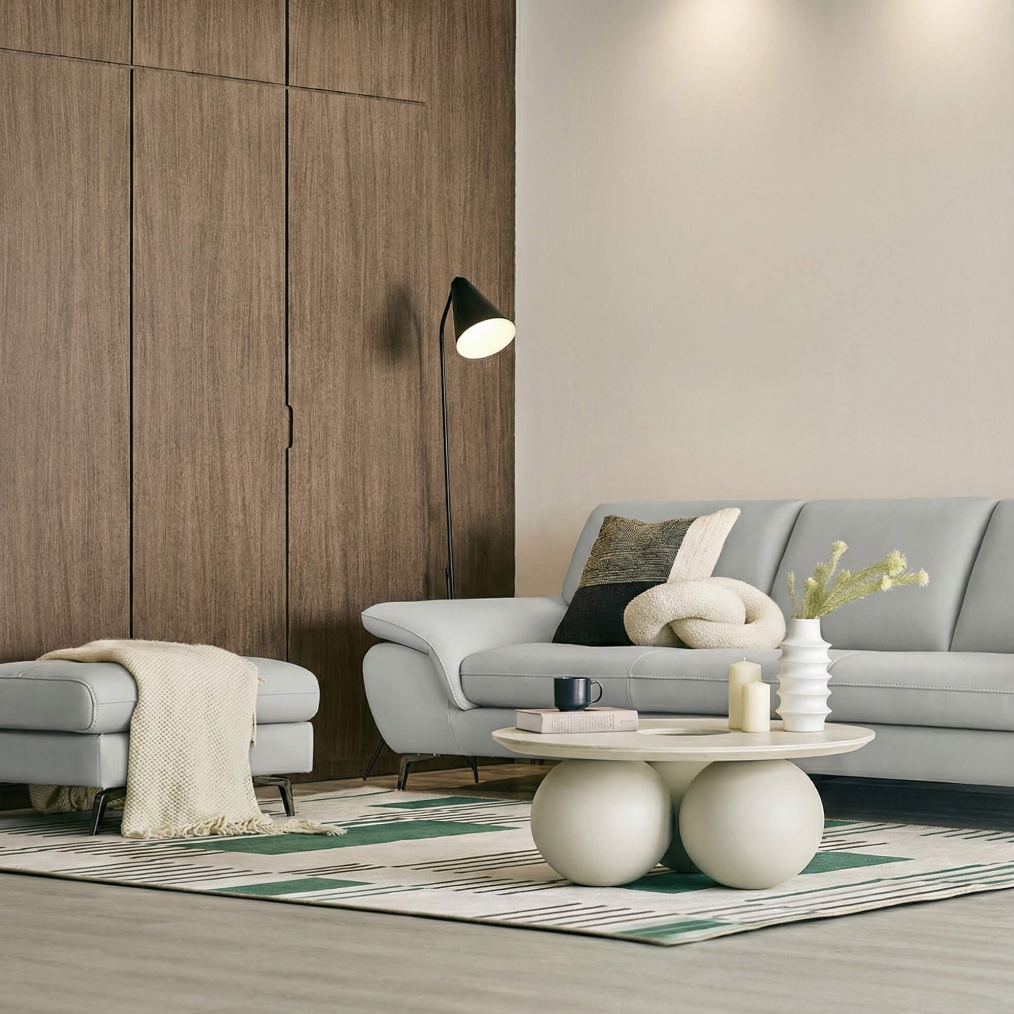Sofa TREVISO - Sofa Băng Dáng Thuyền Trẻ Trung Cho Phòng Khách Chung Cư