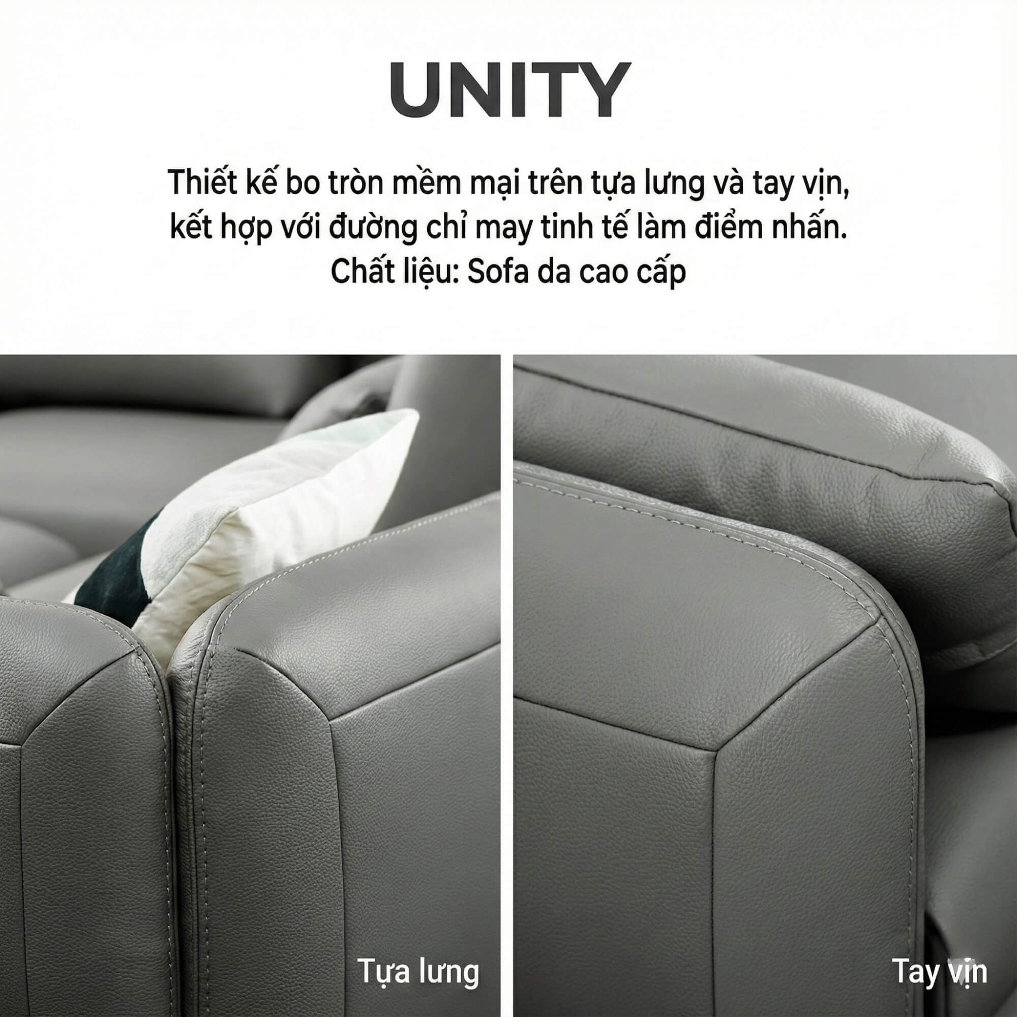 Sofa UNITY – Sofa Góc Dạng Module Linh Hoạt Tự Do Sáng Tạo