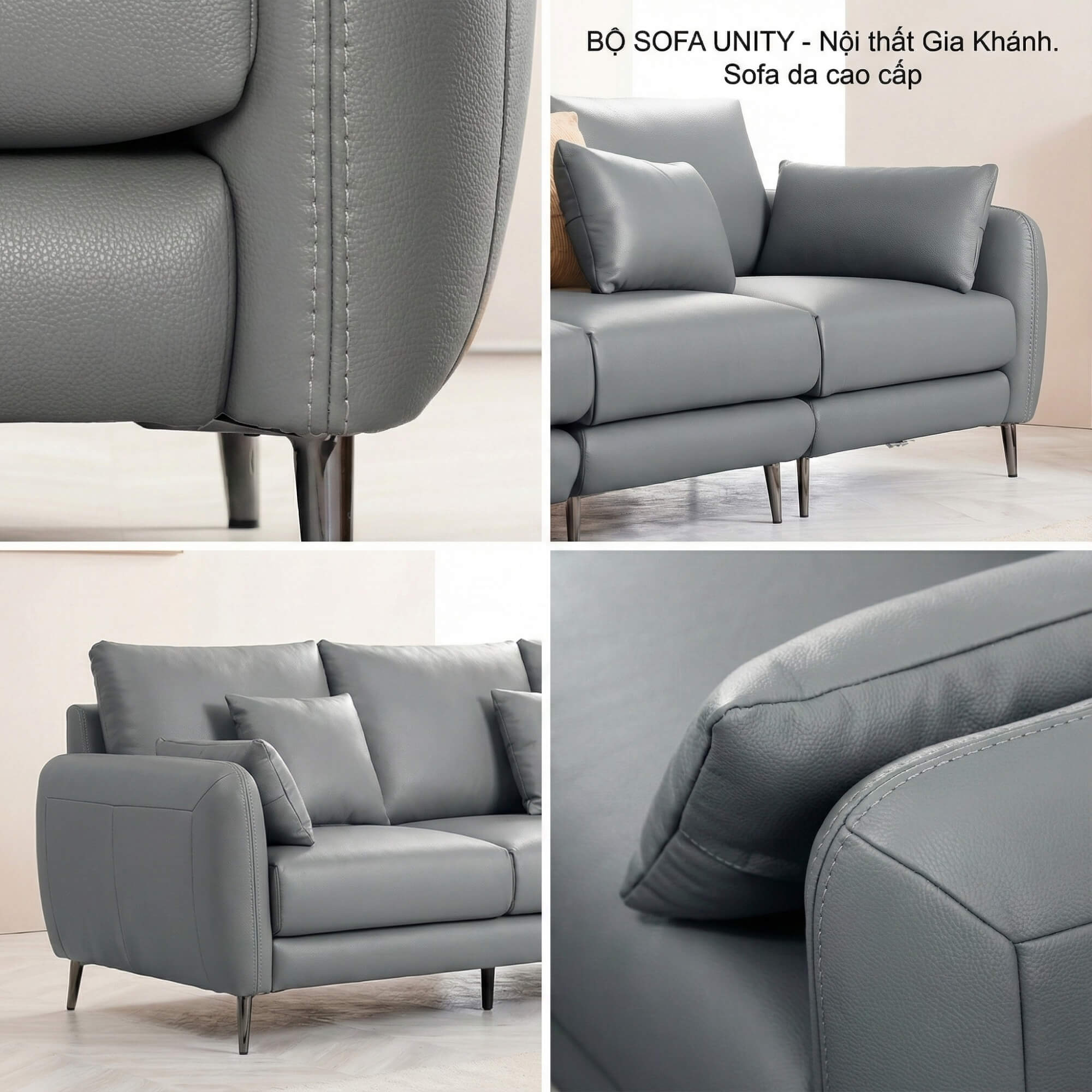 Sofa UNITY – Sofa Góc Dạng Module Linh Hoạt Tự Do Sáng Tạo