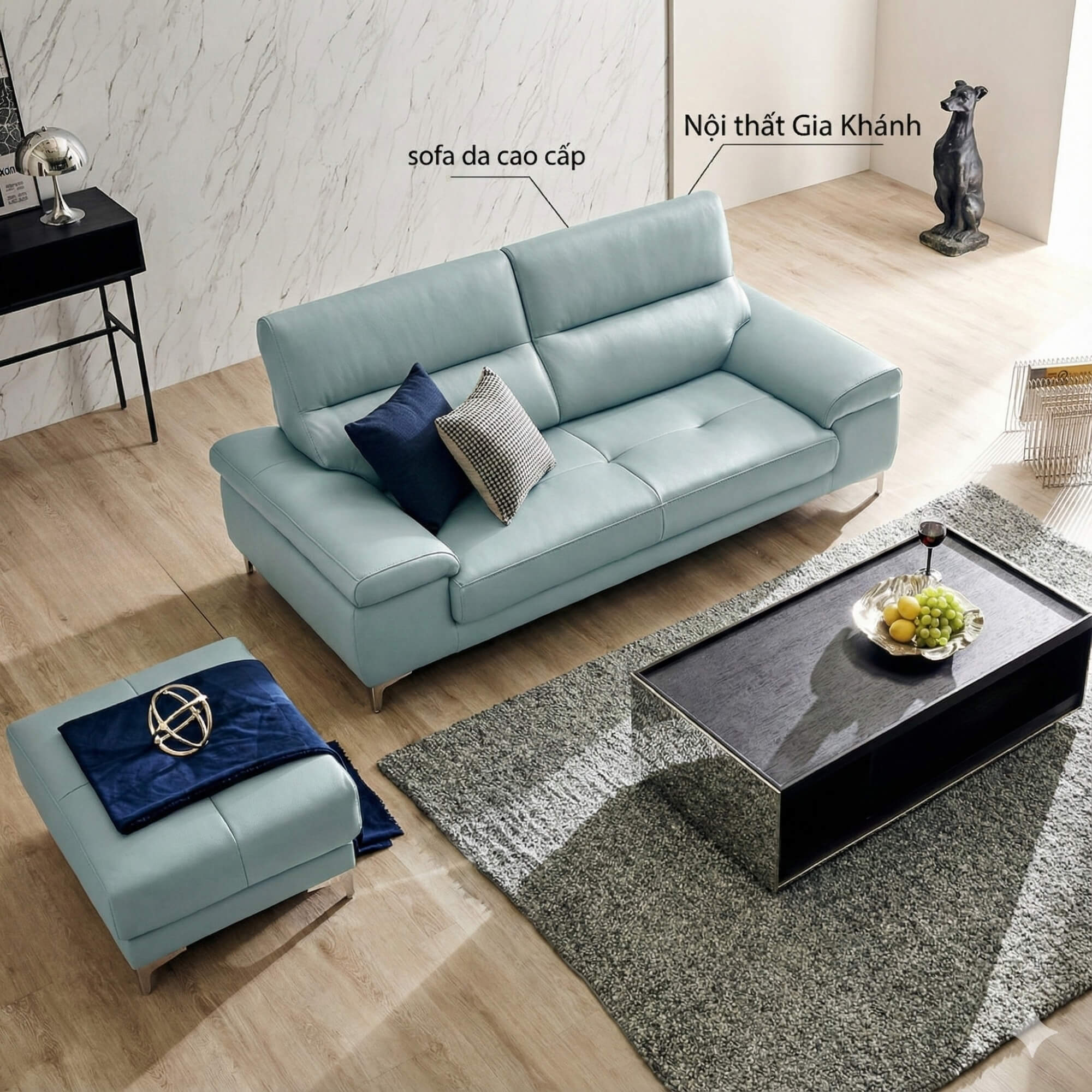 Sofa VIVIA - Sofa Băng 2 Chỗ Nhỏ Gọn Phù Hợp Mọi Gia Đình