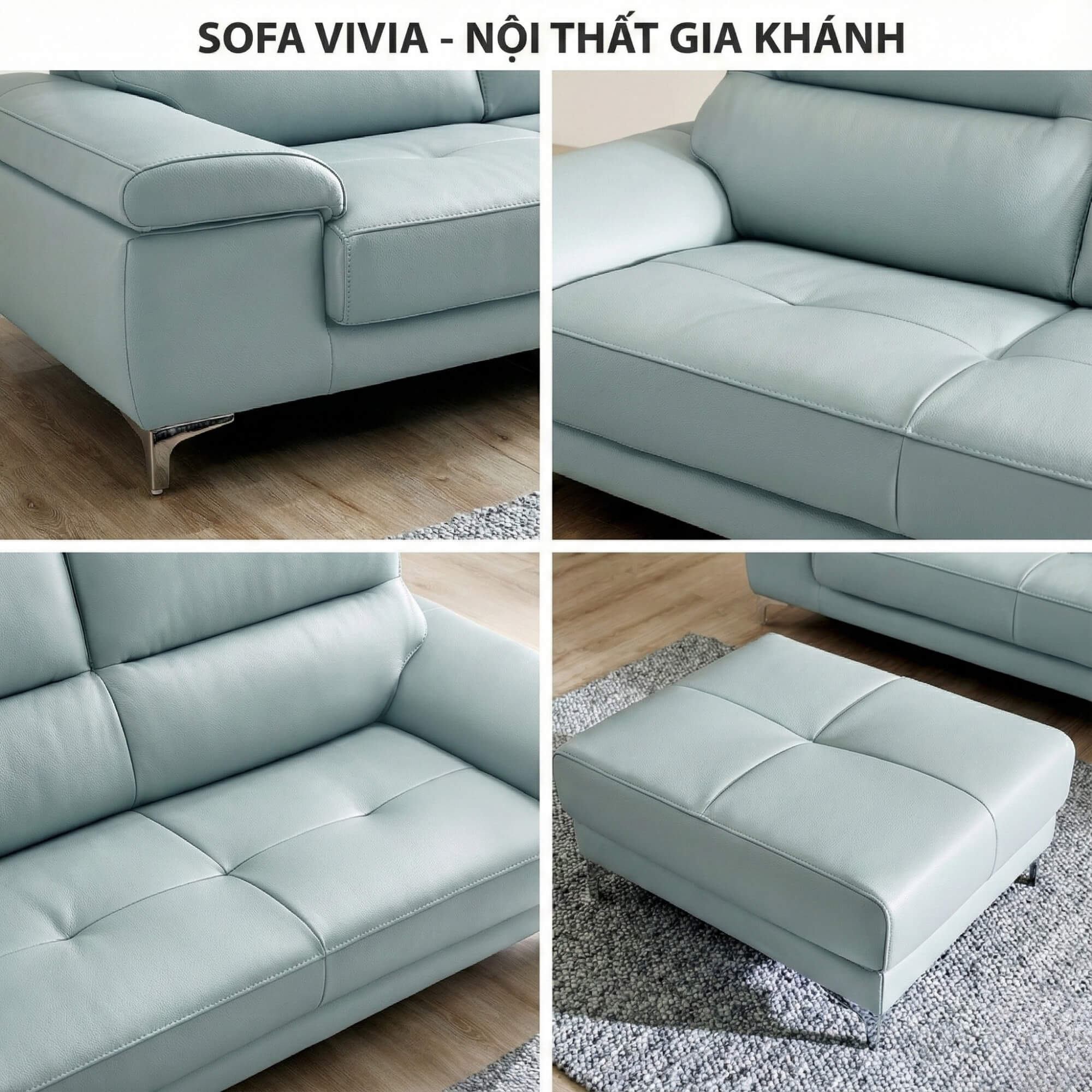 Sofa VIVIA - Sofa Băng 2 Chỗ Nhỏ Gọn Phù Hợp Mọi Gia Đình