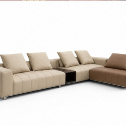 Sofa góc L SBH361 được chụp từ trên cao trên nền trắng, hiển thị rõ cấu trúc tổng thể và sự kết hợp hài hòa giữa hai khối…