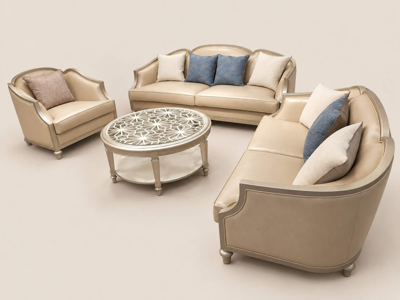 Sofa MONTCLAIR - Sofa Phong Cách Mỹ SFM218-123 Da 828 – ảnh 4
