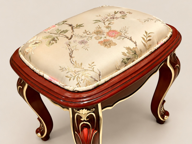 Bàn Phấn BELLISSIMA - Bàn Trang Điểm Kèm Ghế Tân Cổ Điển Màu Rượu Vang Nho BD8802G(2C) – ảnh 18