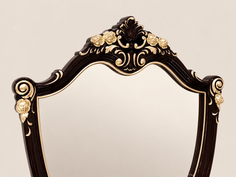 Bàn Phấn BELLISSIMA - Bàn Trang Điểm Kèm Ghế Tân Cổ Điển Màu Rượu Vang Nho BD8802G(2C) – ảnh 3