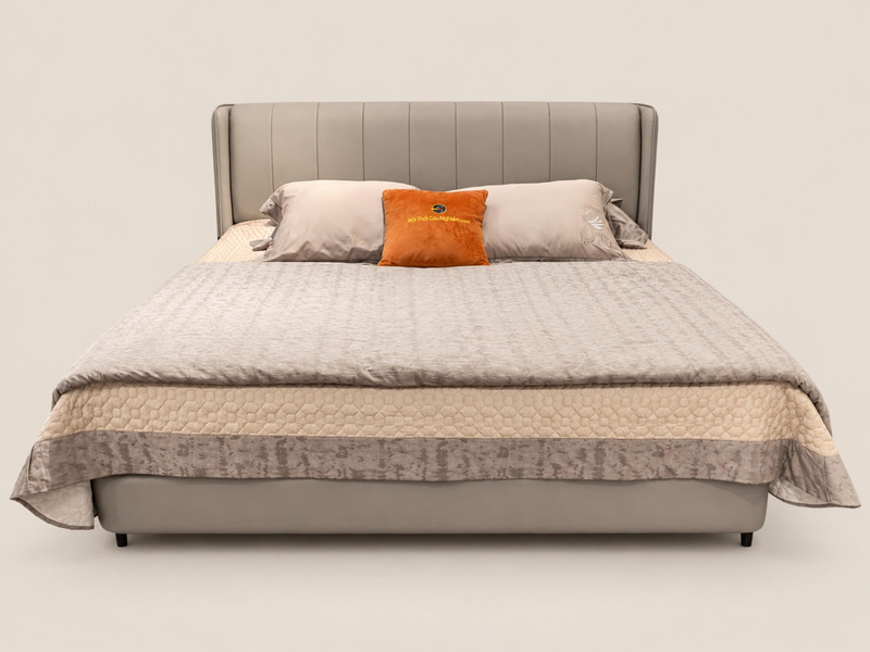 Giường Ngủ NOBLE WING 2m - Giường Ngủ Bọc Da Hiện Đại Phong Cách Châu Âu GIBJ058-20 – ảnh 4
