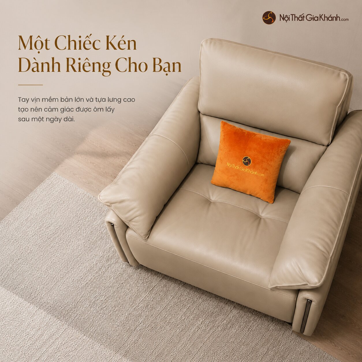Sofa Đơn COCOON SB8179 Thả Mình Vào Thư Giãn