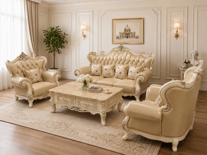 Sofa VALERION Phong Cách Tân Cổ Điển Hoàng Gia SB912-113
