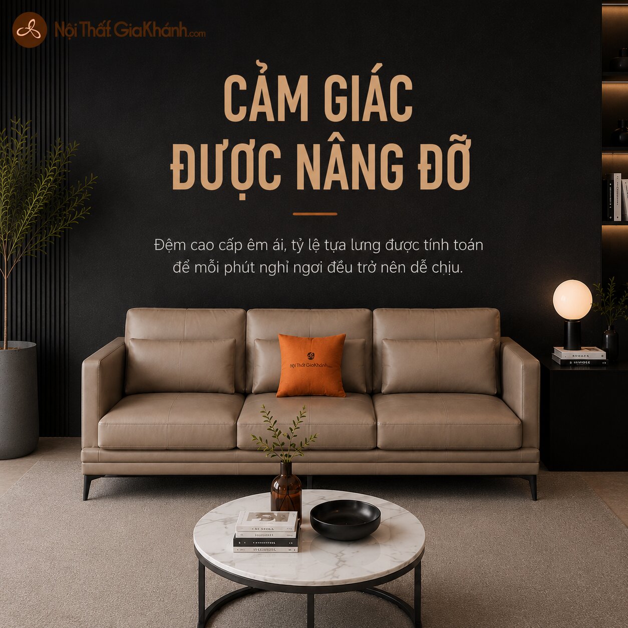 Bộ Sofa LEXINGTON Bọc Da Cao Cấp Thiết Kế Tinh Tế E005