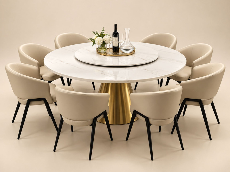 Chi tiết khung thép không gỉ chân bàn ăn BAYS6010-1.8