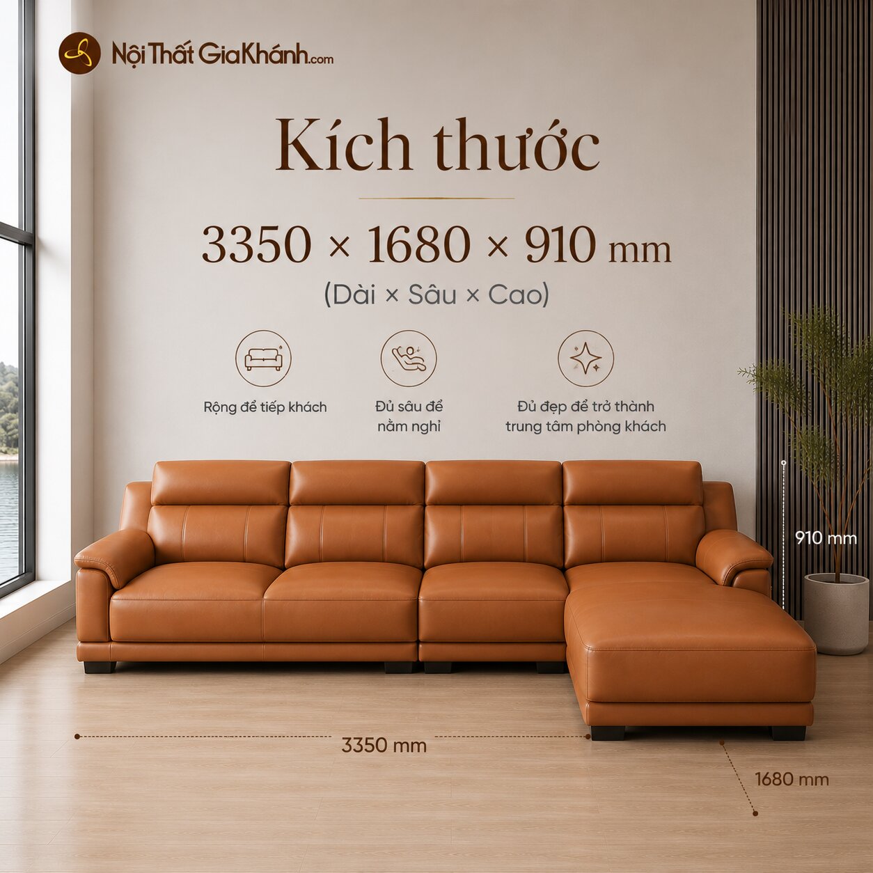 Sofa VENTO - Sofa Hiện Đại Góc L Trẻ Trung