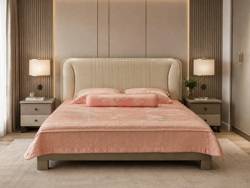 Giường Ngủ AMARIS - Giường 1m8 Hiện Đại Bọc Da Cao Cấp GNB1-2