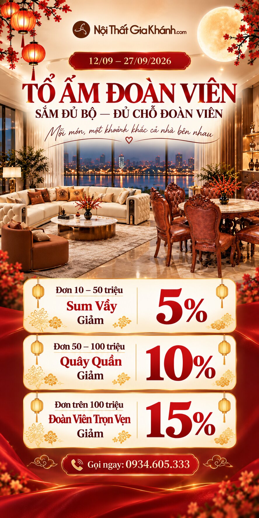 Nội Thất Gia Khánh – showroom 5.000 m² Hà Nội