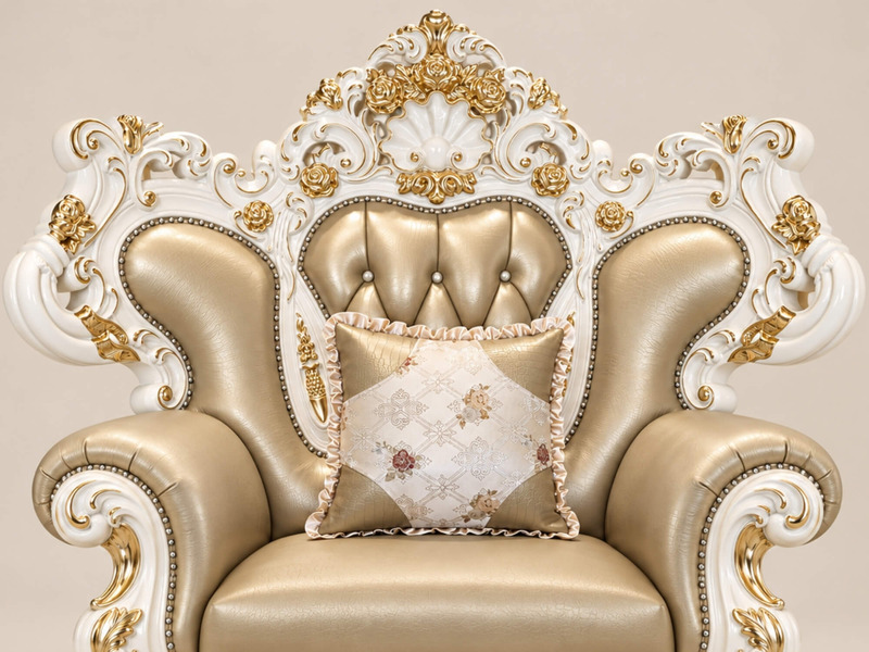 Sofa ROSALIA - Bộ Sofa Tân Cổ Điển Mạ Vàng SF951-113 – ảnh 10