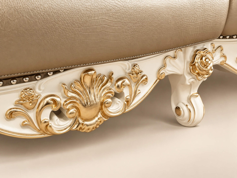 Sofa ROSALIA - Bộ Sofa Tân Cổ Điển Mạ Vàng SF951-113 – ảnh 15