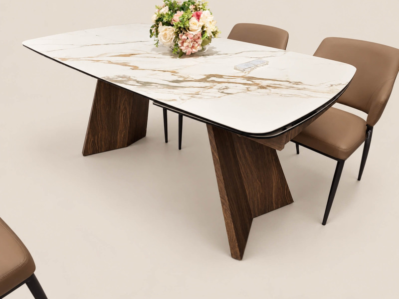 Bàn Ăn VELMORA - Bàn Ăn Mặt Đá Thông Minh 1m6 - 2m4 2184DT-B – ảnh 5