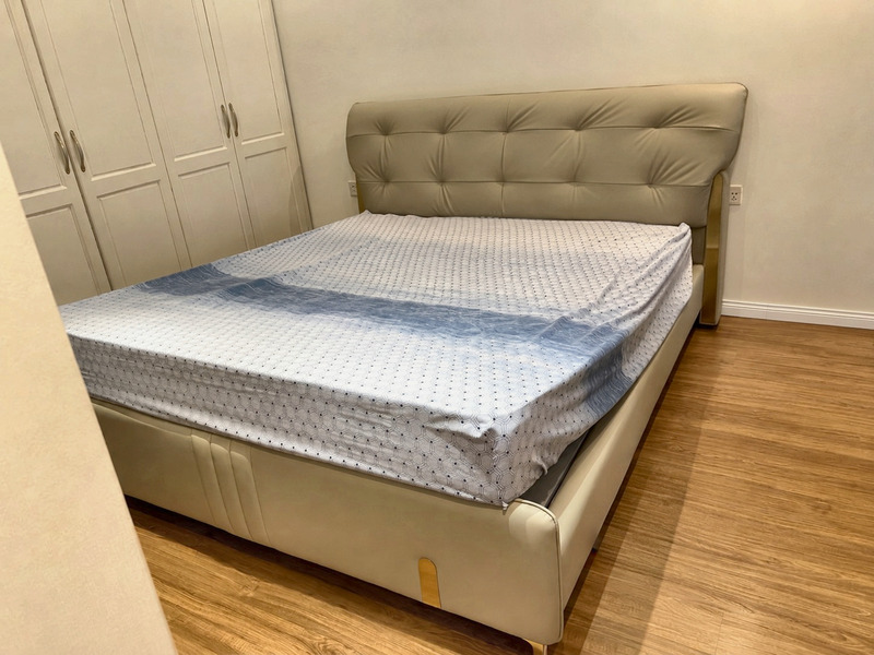 Giường bọc da đầu giường chần ô vuông tại nhà khách hàng – Nội Thất Gia Khánh