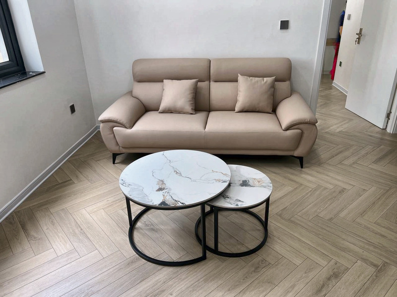 Sofa văng 3 chỗ da tại nhà khách hàng – Nội Thất Gia Khánh