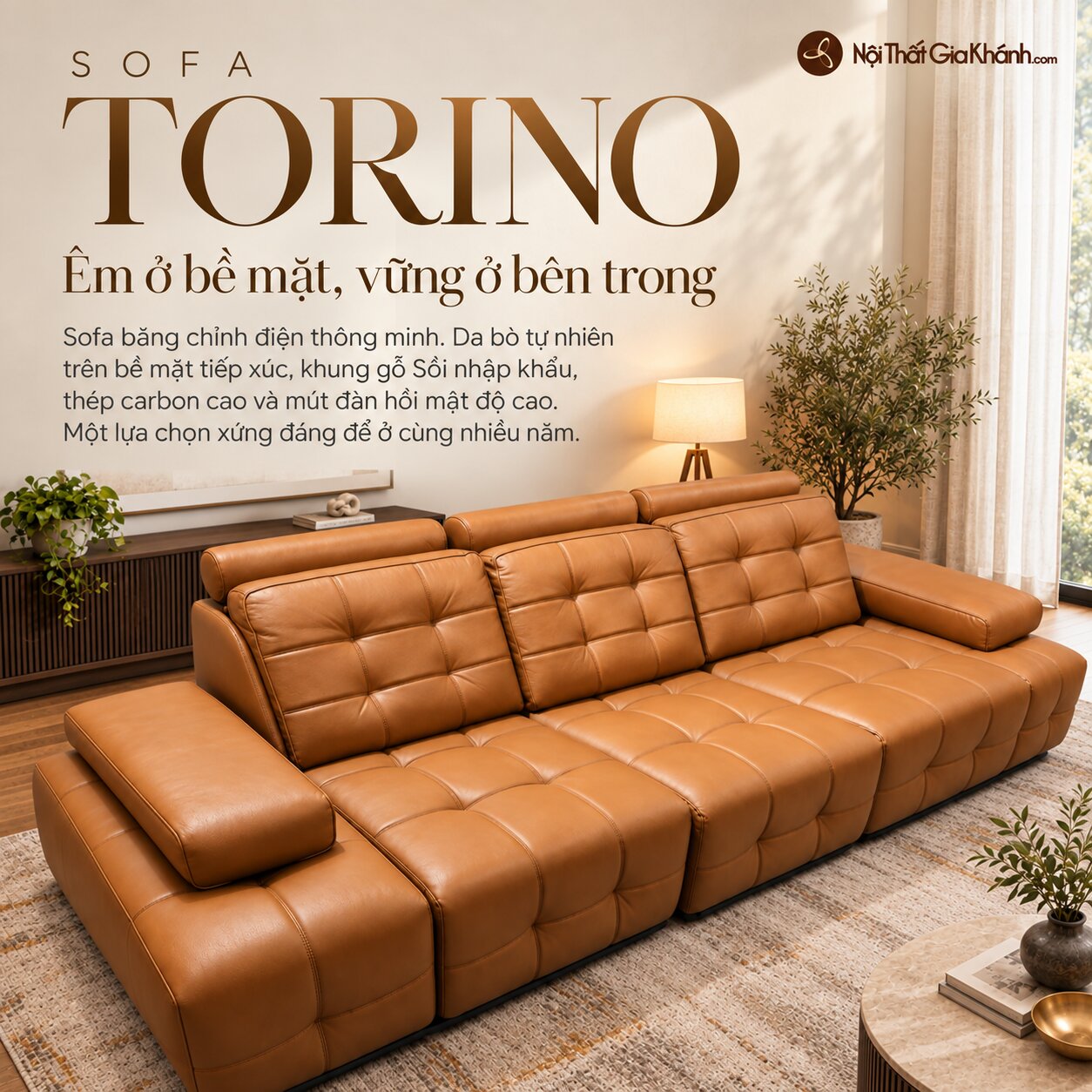Sofa Torino Sf34 – Nội Thất Gia Khánh