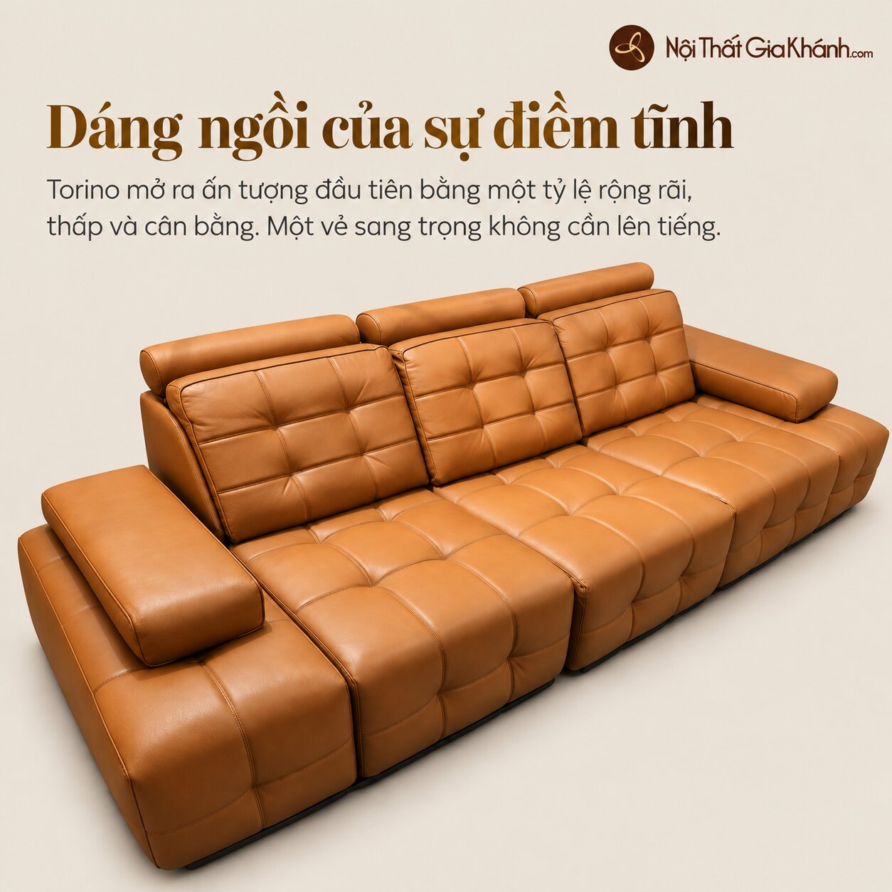 Sofa Torino Sf34 – Nội Thất Gia Khánh